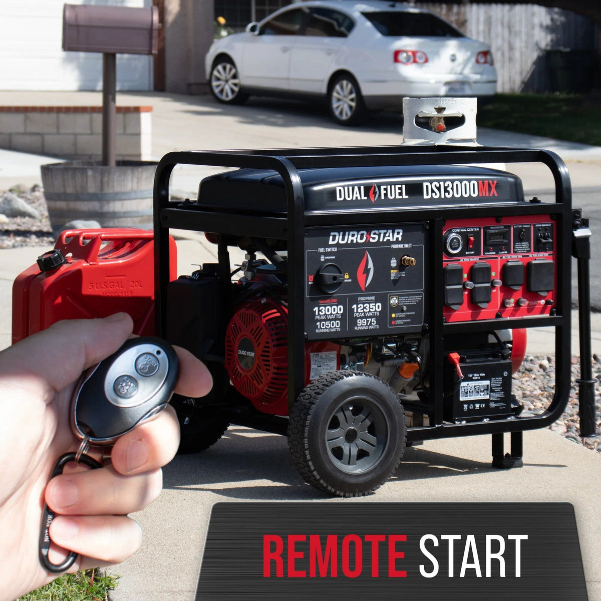 DuroStar DS13000MX 13000W Dual Fuel Portable Generator