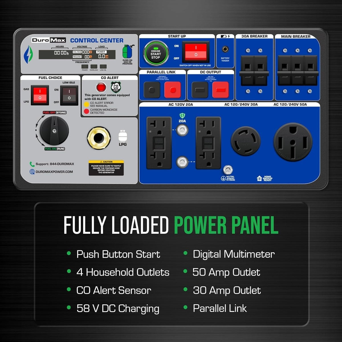 XP11000iH 11000W Dual Fuel Portable Inverter Generator
