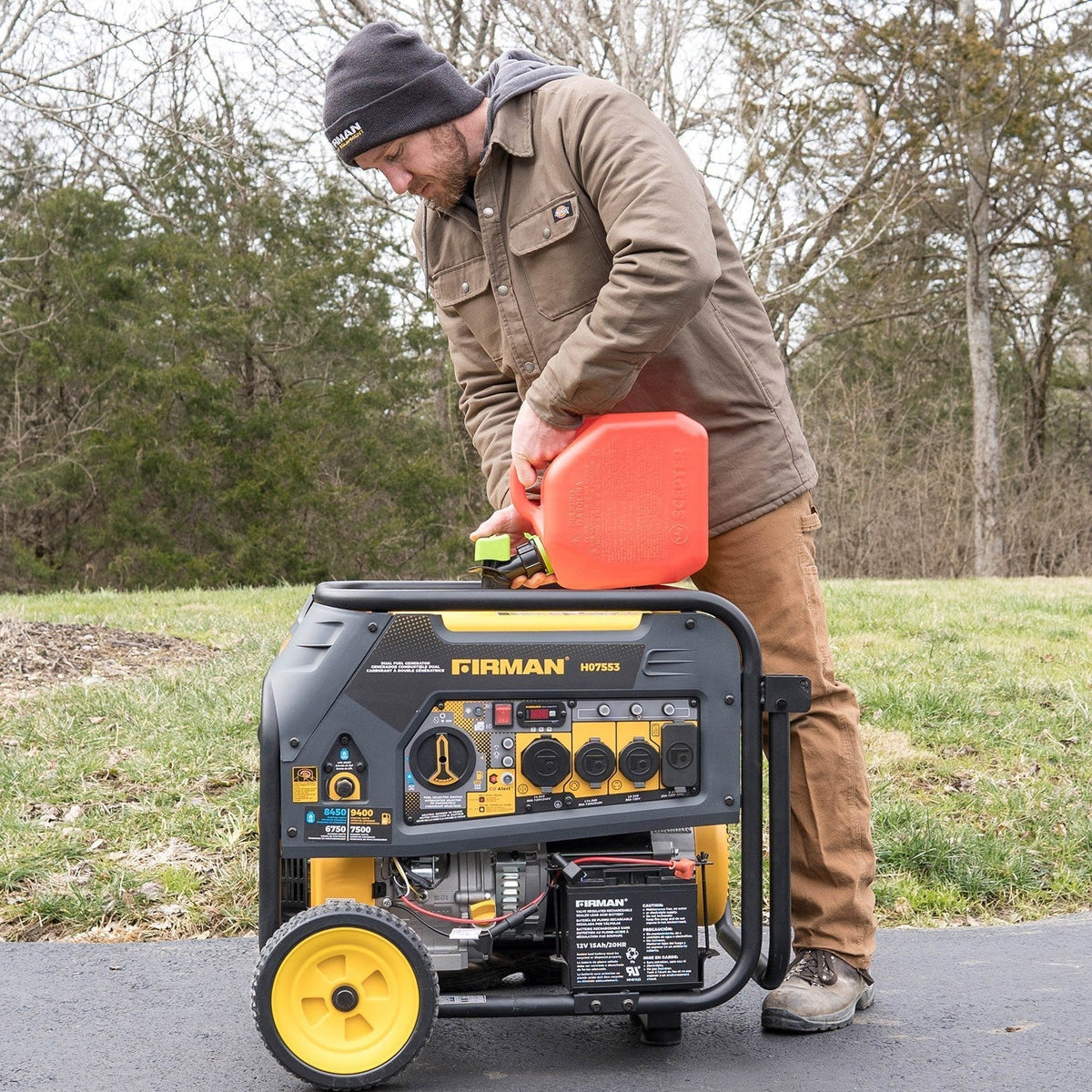 FIRMAN H07553F 9400W Dual Fuel Portable Generator