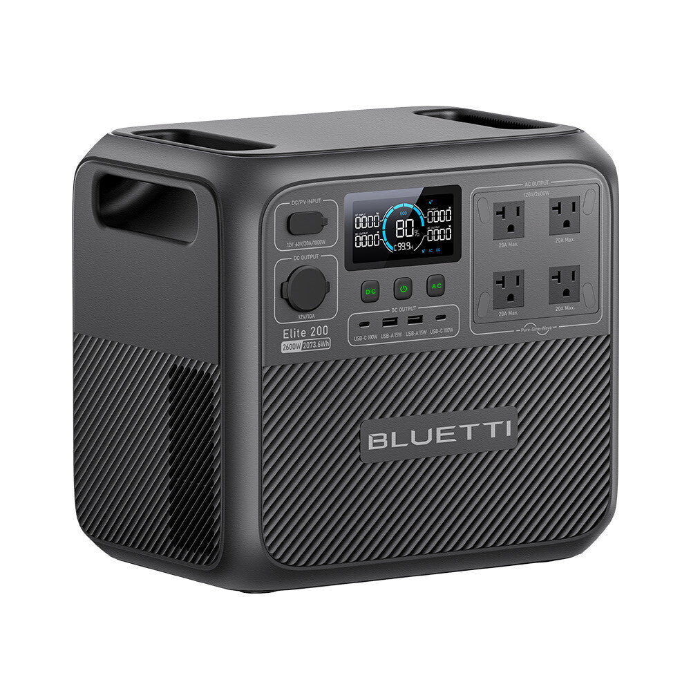 BLUETTI Elite 200 V2 2600W Portable Power Station Generator