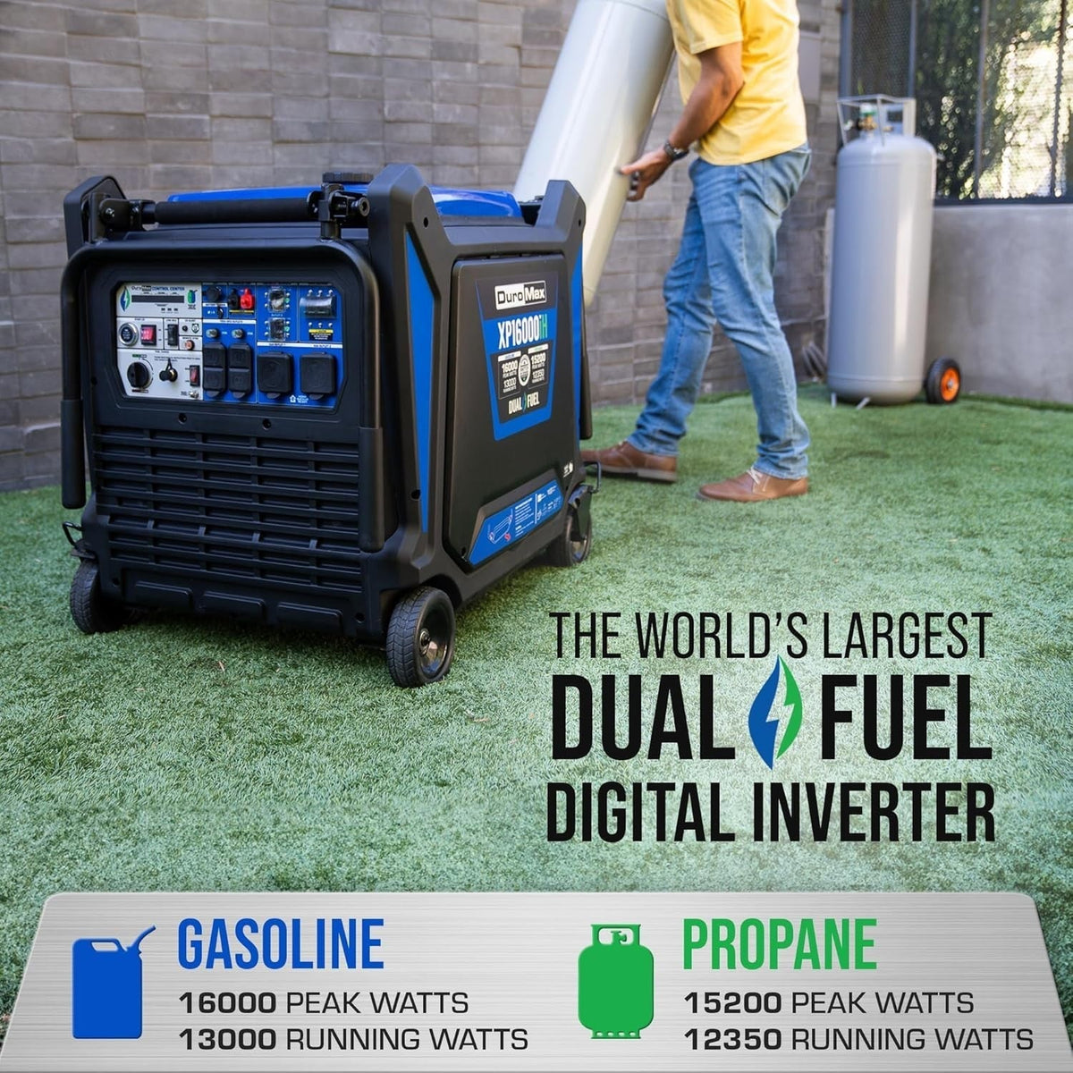 XP16000iH 16000W Dual Fuel Portable Inverter Generator