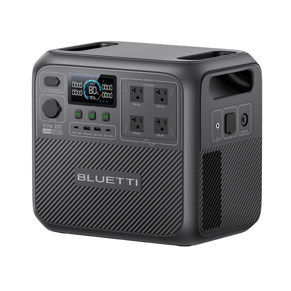 BLUETTI Elite 200 V2 2600W Portable Power Station Generator